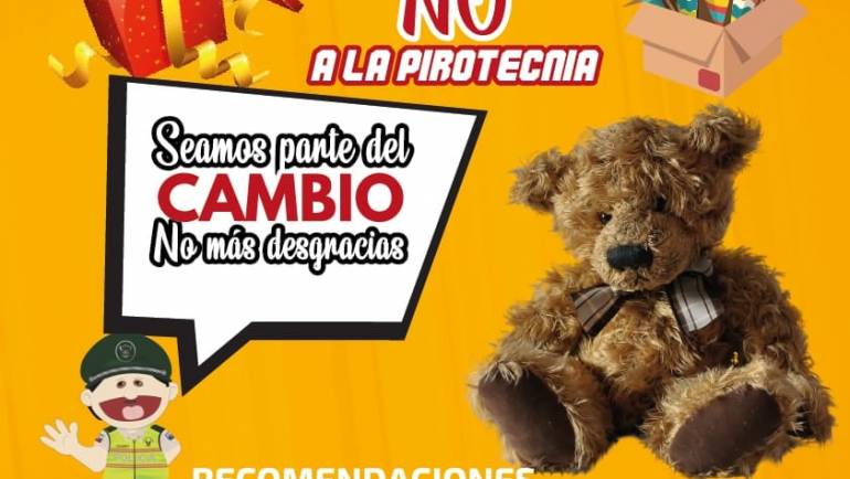 CAMPAÑA INTERINSTITUCIONAL «LA PIROTECNIA NO ES JUEGO DE NIÑOS»
